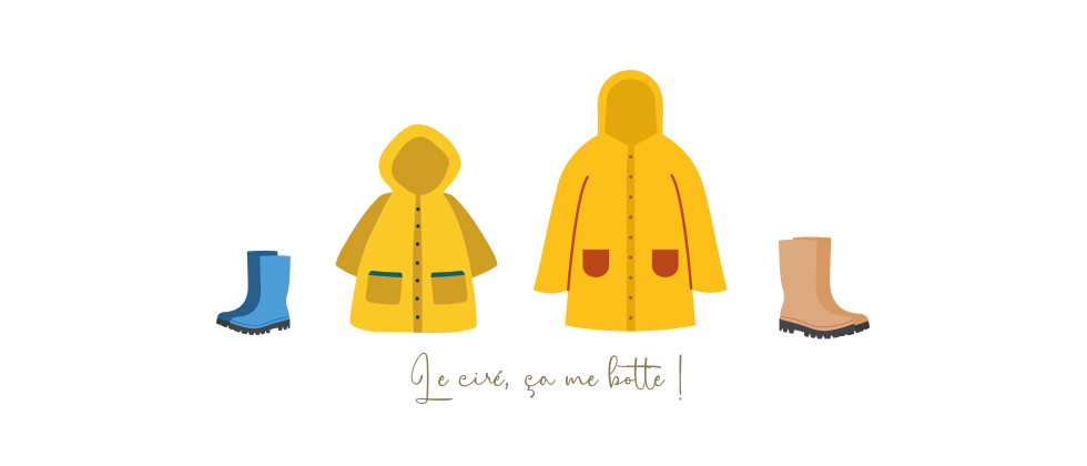 Mon ciré et mes bottes 