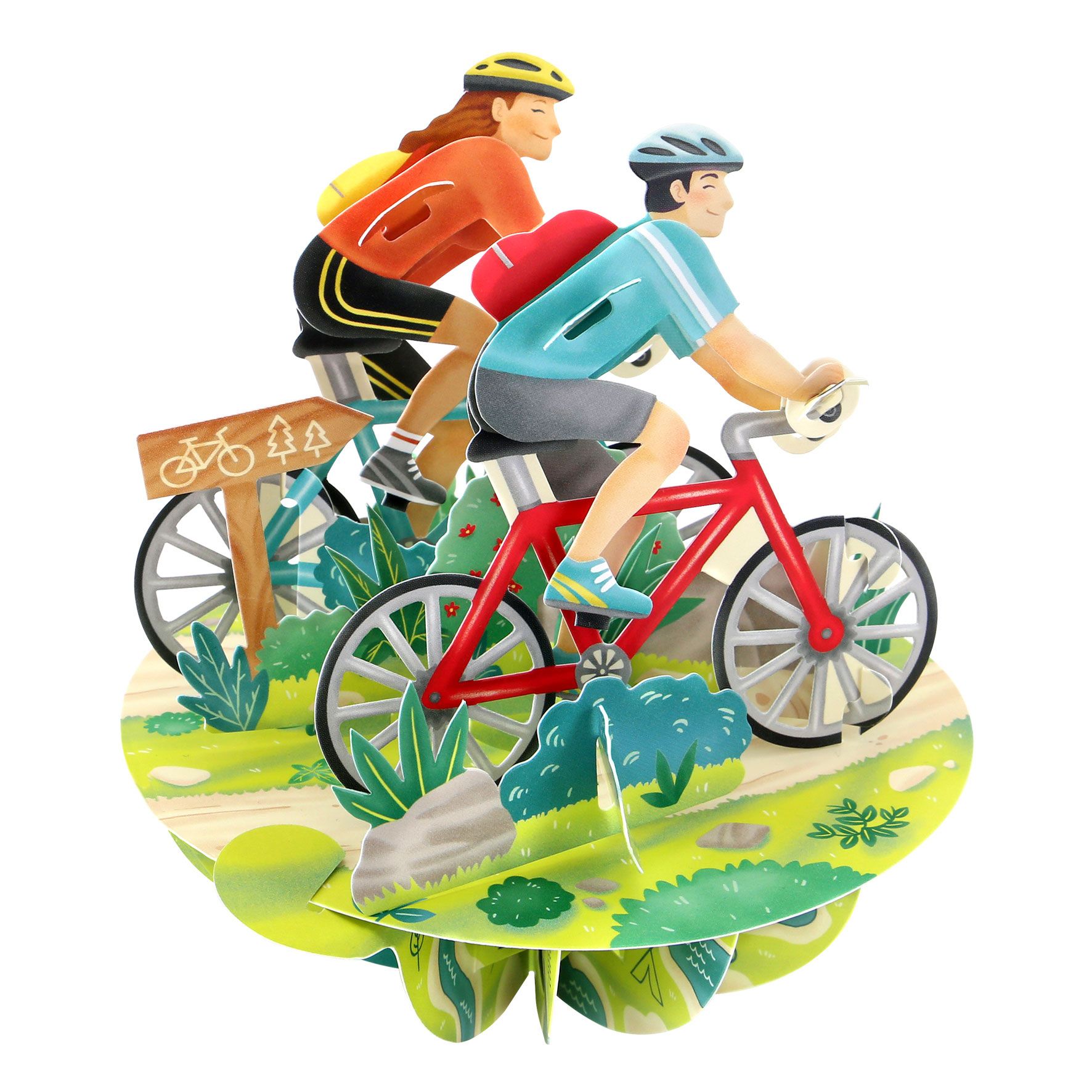 CARNET PIROUETTE 3 D    VELO
