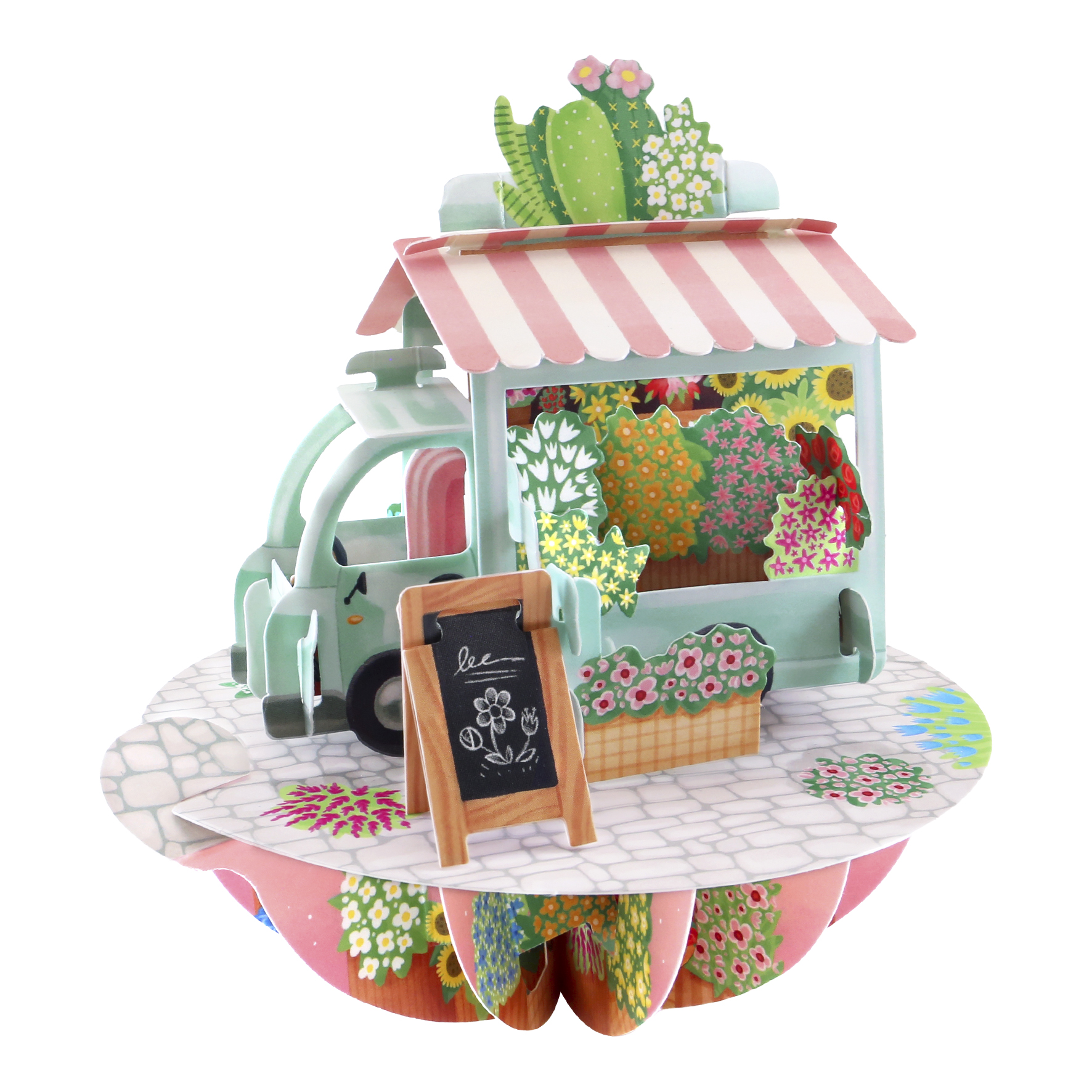 CARNET PIROUETTE 3 D  FLEURISTE