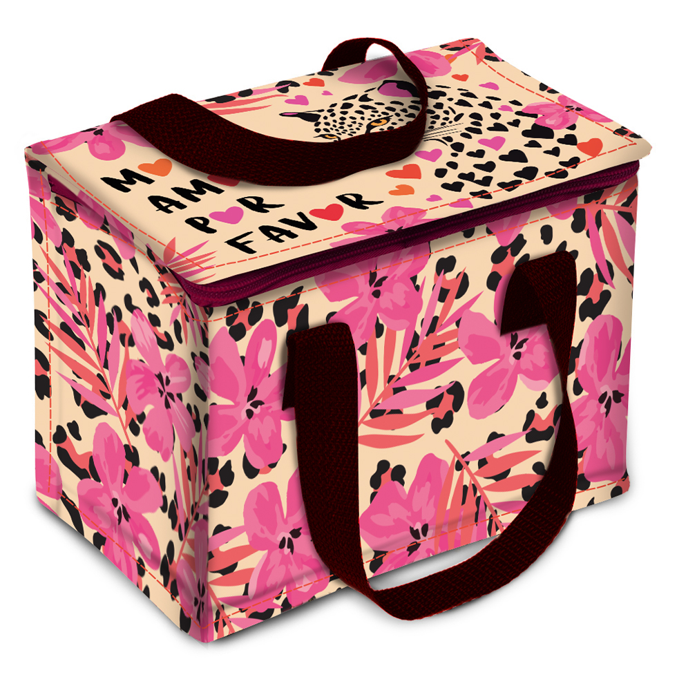 LUNCH BAG  FLEURS ROSES