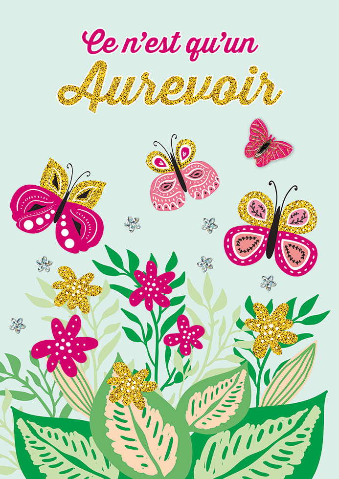 CARNET  MAXI AU REVOIR