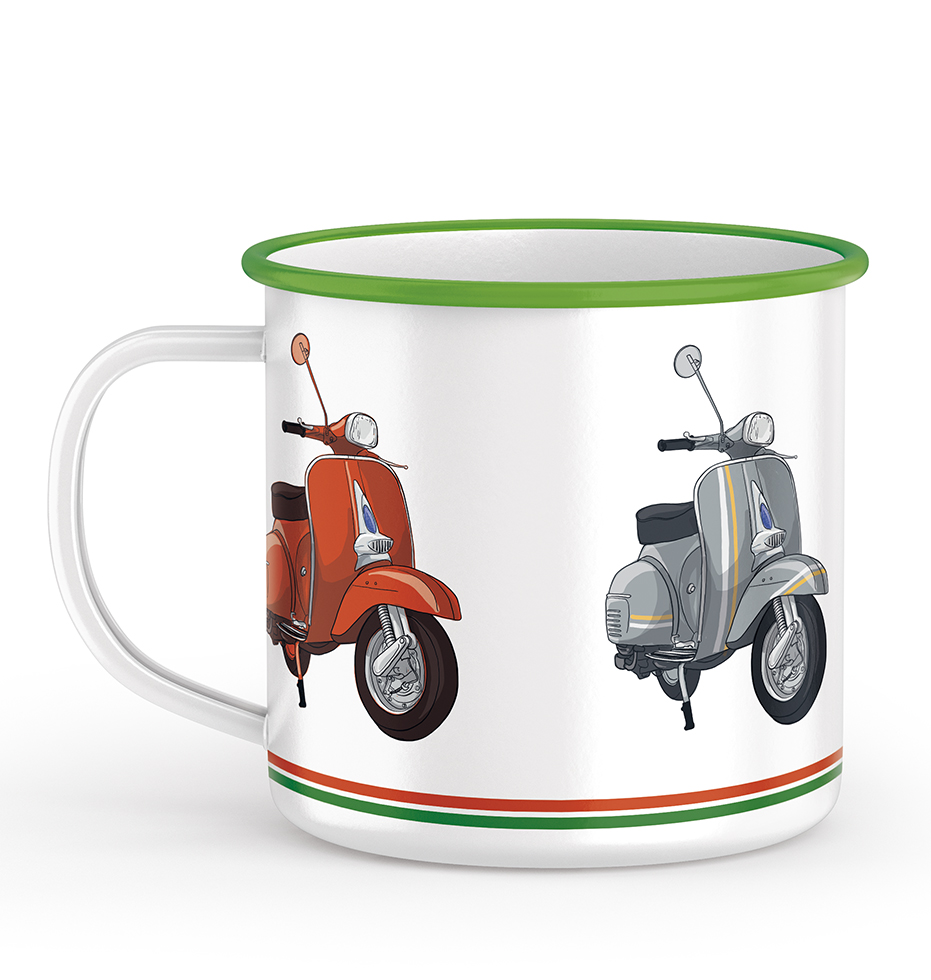 MUG METAL VESPA