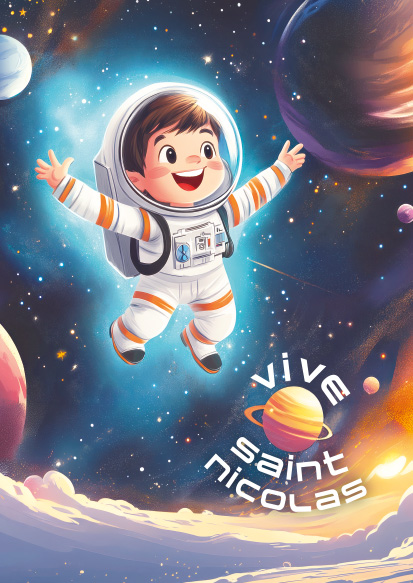 ST NICOLAS GARCON  PETIT ASTRONAUTE