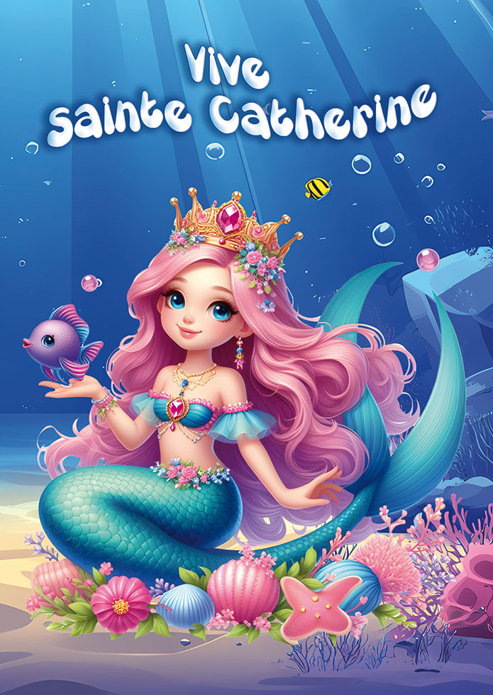 STE CATHERINE FILLE PETITE SIRENE