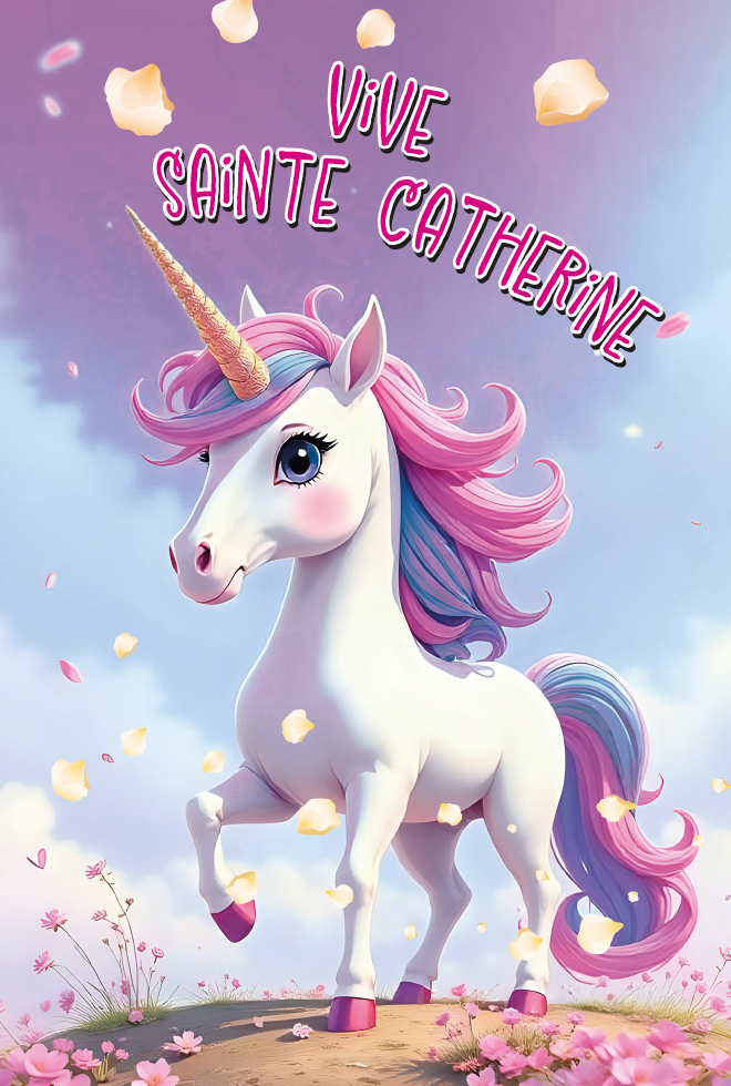 CARNET STE CATHERINE LICORNE