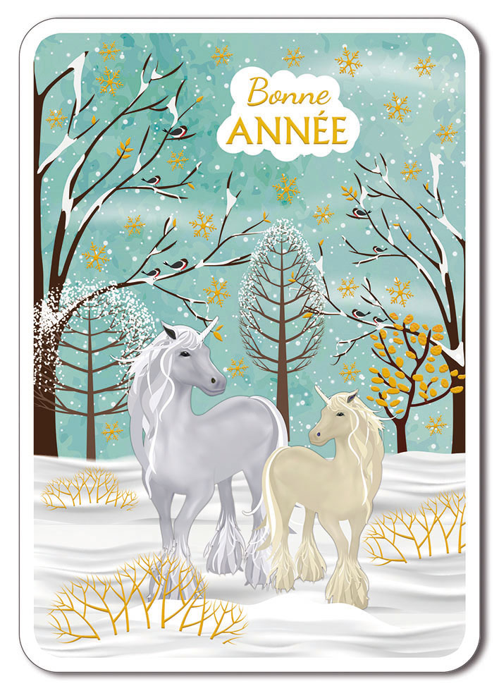 CARNET JARDIN D'HIVER LICORNE