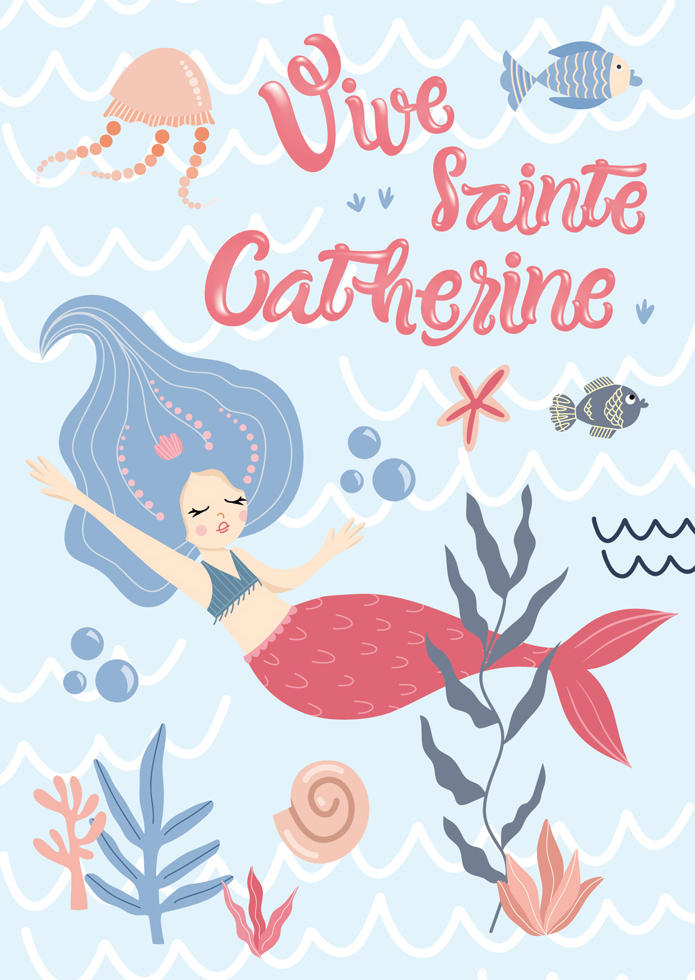 STE CATHERINE FILLE SIRENE