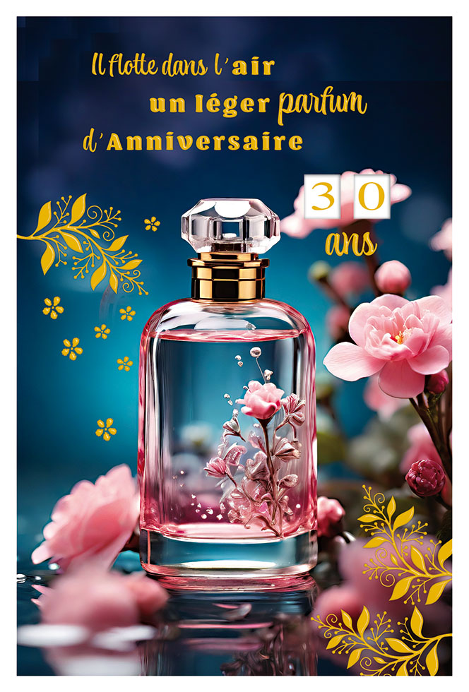 ANNIVERSAIRE FEMME  PARFUM