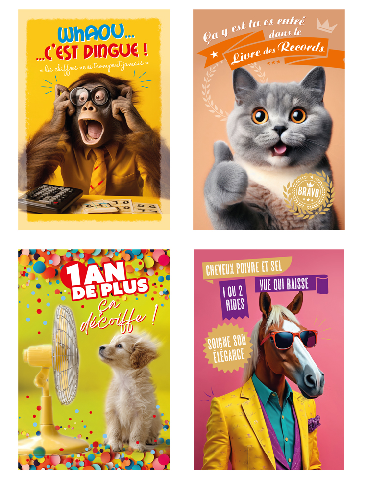 CARNETS MUSICAUX ANNIVERSAIRE HUMORISTIQUE