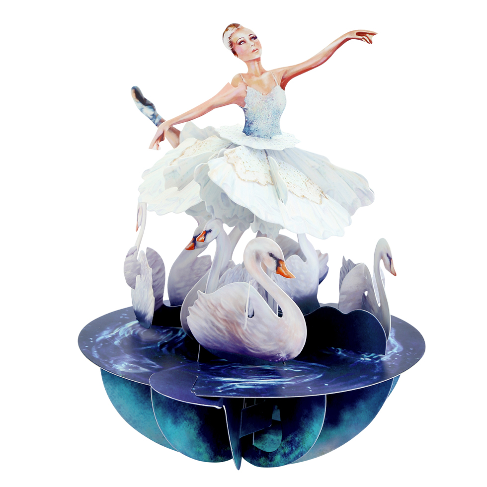 CARNET PIROUETTE 3 D DANSEUSE ETOILE