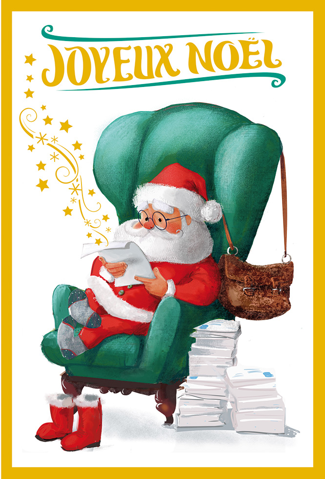 NOEL FAUTEUIL DU PERE NOËL