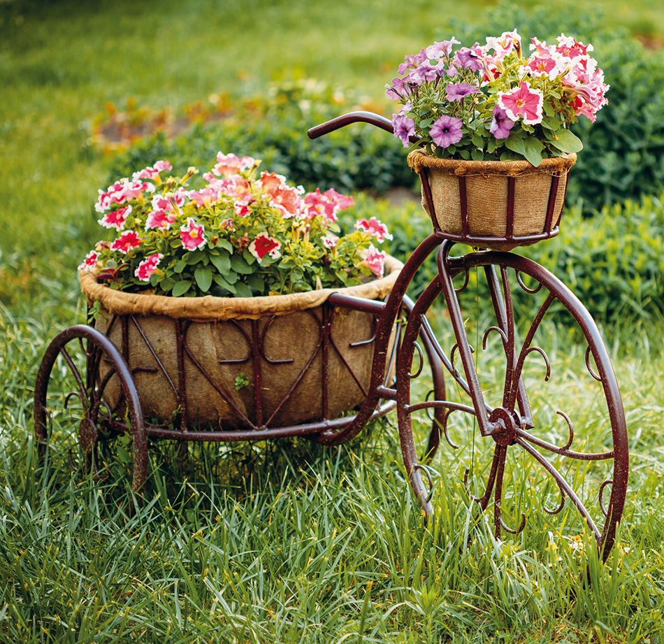 VELO POT DE FLEURS