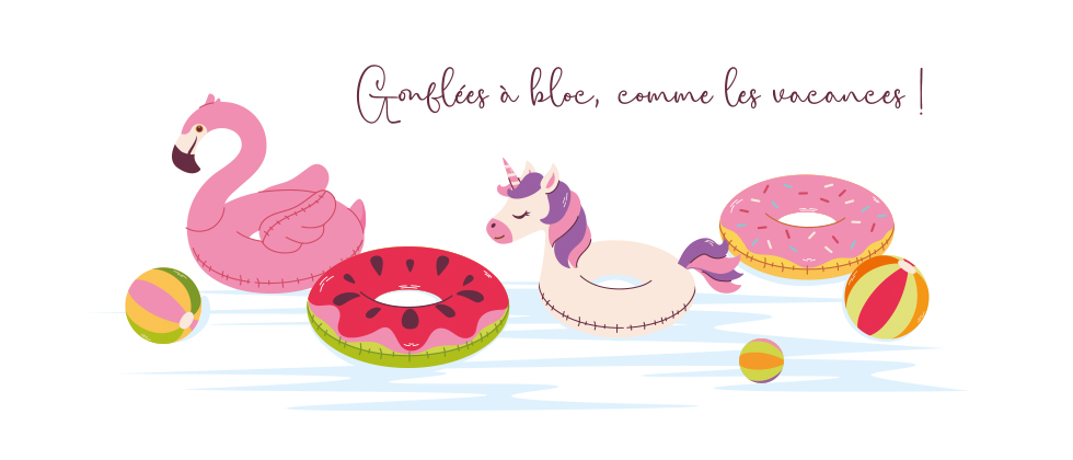 Les bouées pour nager comme les grands