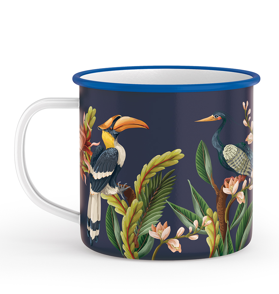 MUG METAL TROPICAL