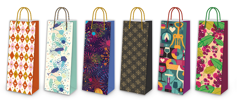 SAC CADEAU BOUTEILLE 12 X 36