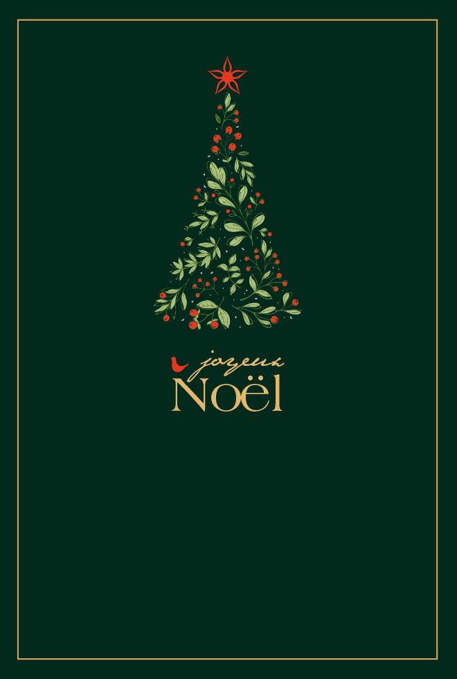 CI JOYEUX NOEL  VERT SAPIN