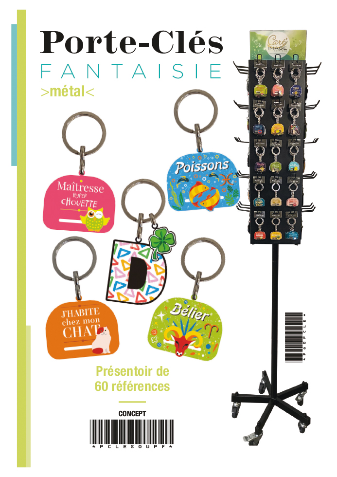 PORTE CLE METAL FANTAISIE