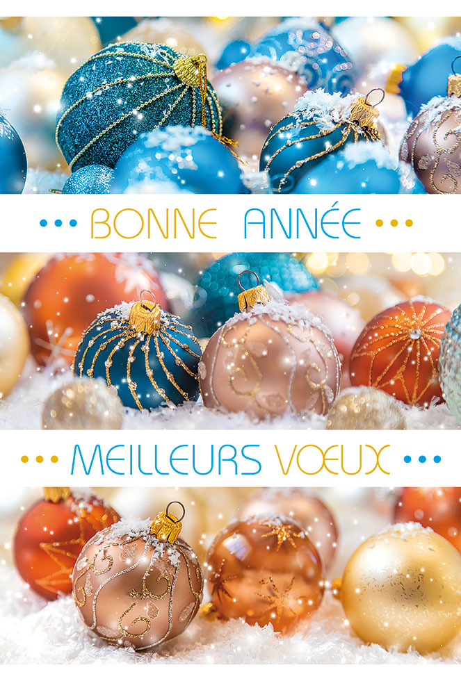  BA  BOULES OR ET BLEUES