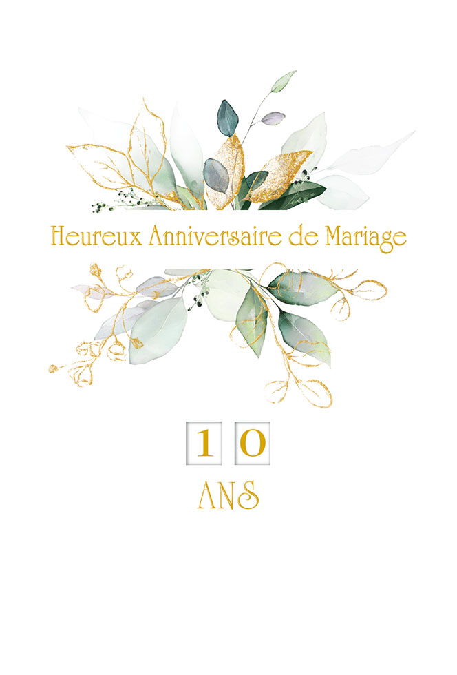 CI ANNIV MARIAGE  dor/gauf )
