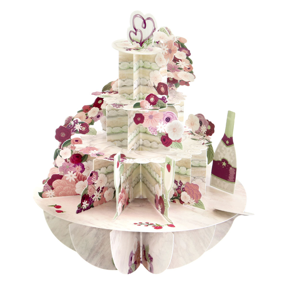 CARNET PIROUETTE 3 D GATEAU MARIAGE