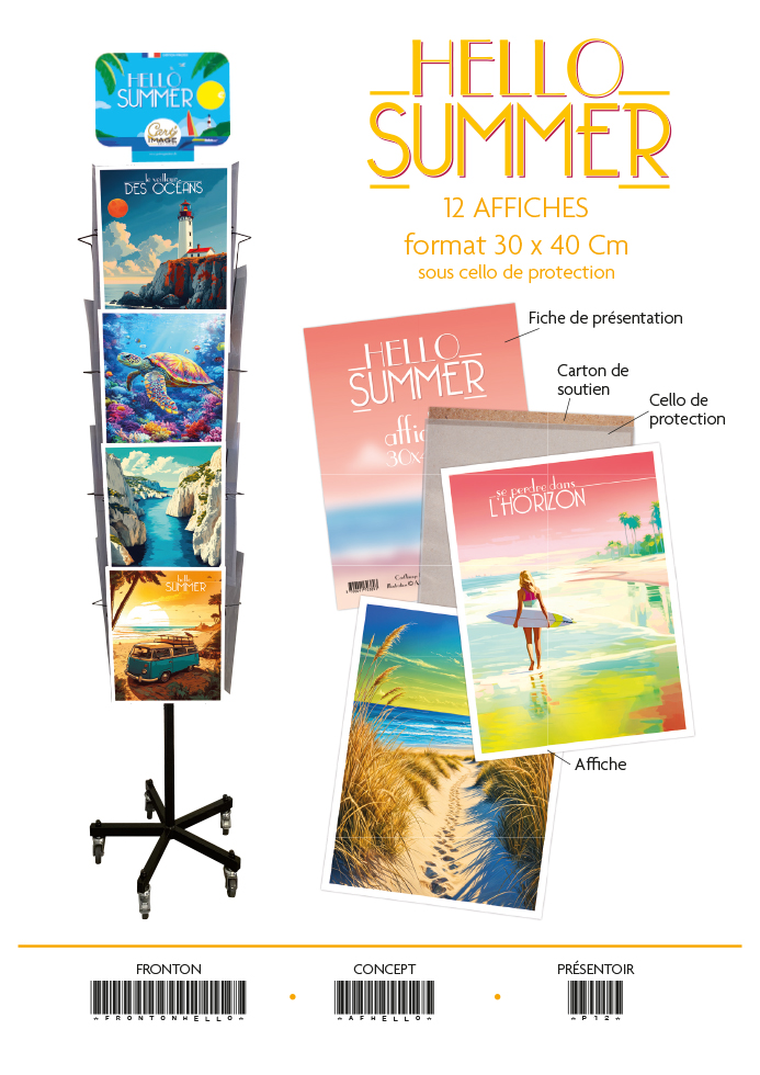 AFFICHES HELLO SUMMER