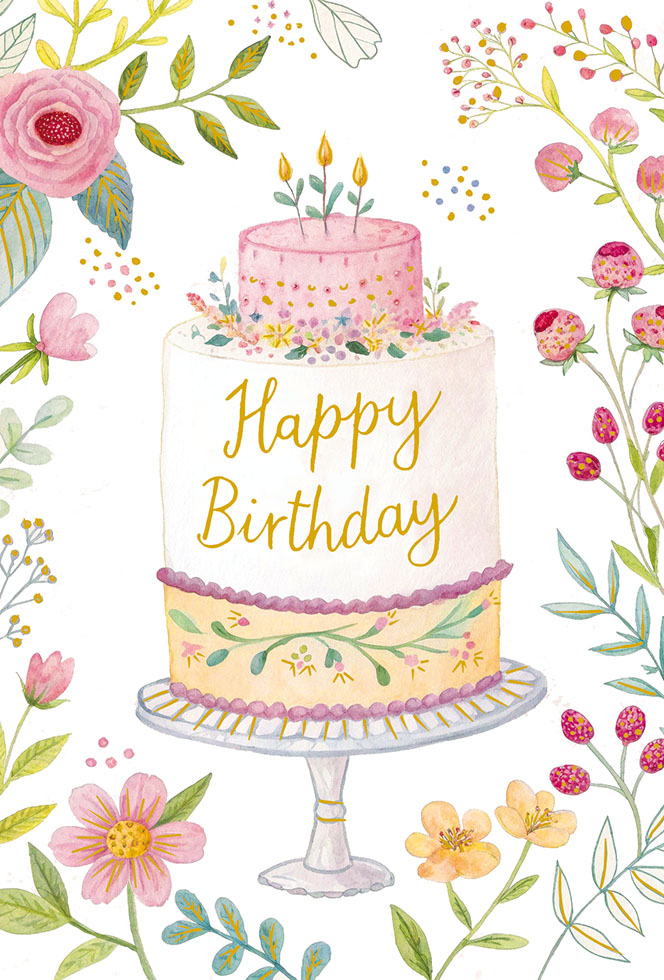 GATEAU D'ANNIVERSAIRE  dorure)