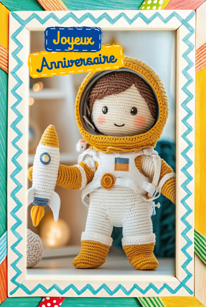  CI* ANNIV ENF  ASTRONAUTE (dorure gaufrage)