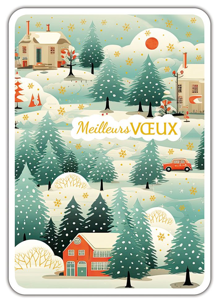 CARNET JARDIN D'HIVER AMBIANCE DE NOËL