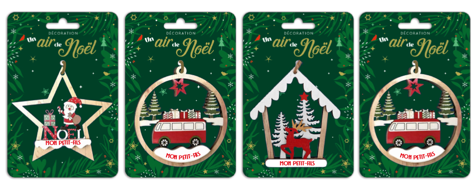 Suspension décoration bois