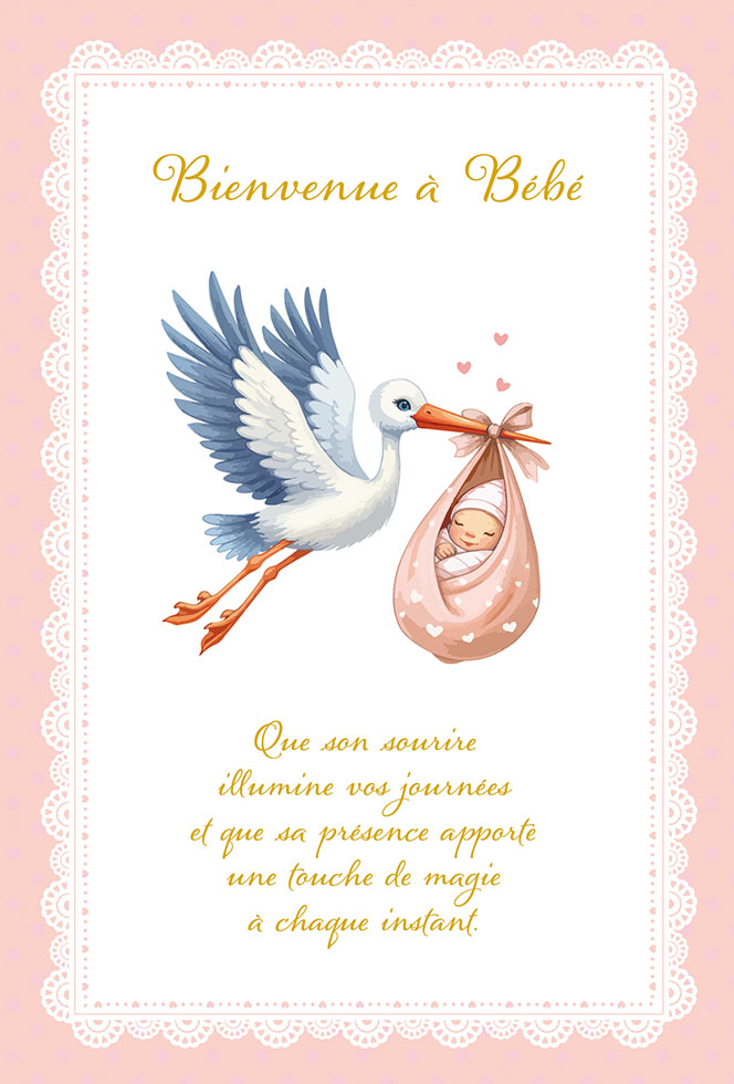 CI NAISS F/G  PETITS PIEDS dor/paill )