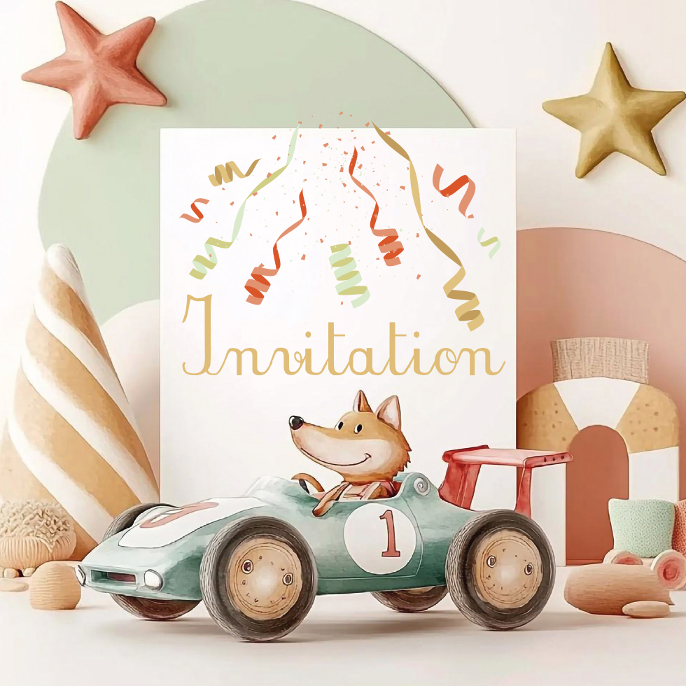 INVITATION pochette de 5 