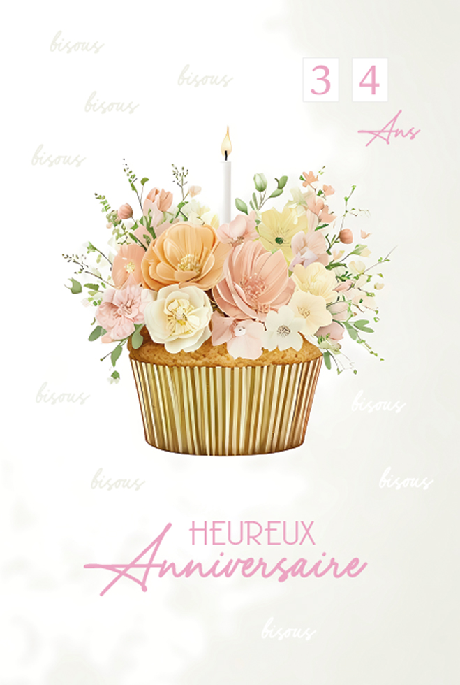 ANNIVERSAIRE FEMME PANIER DE FLEURS