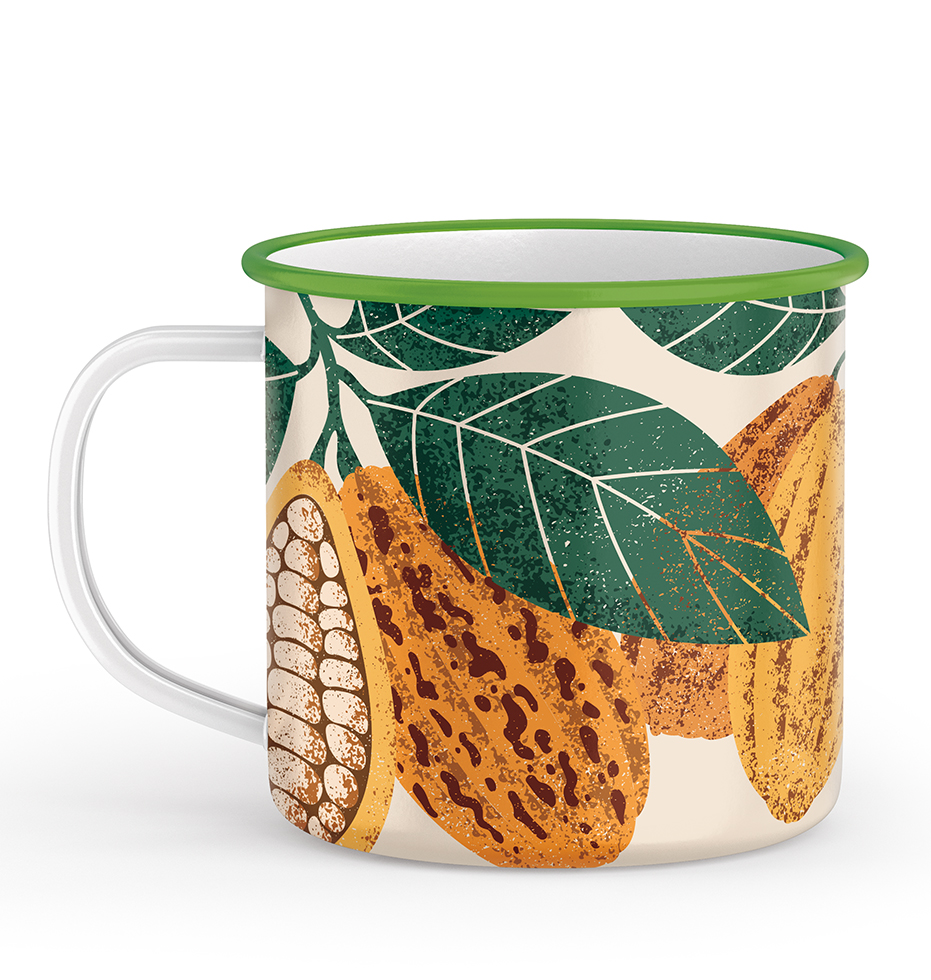 MUG METAL FRUIT EXOTIQUE