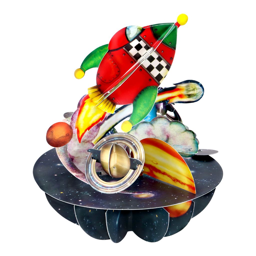 CARNET PIROUETTE 3 D  FUSEE