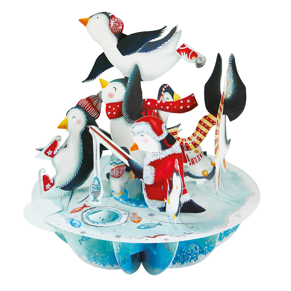 Pirouettes carte 3D 360° mobile