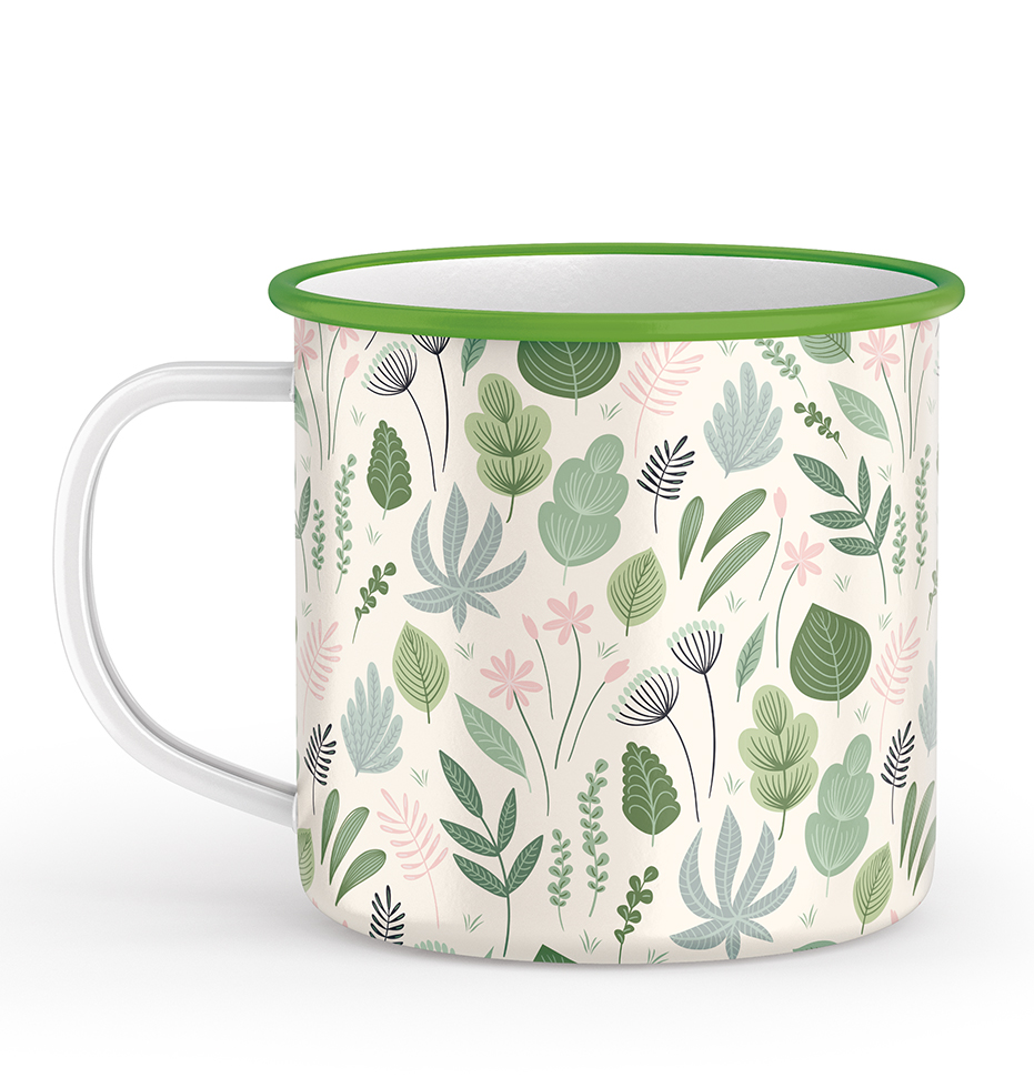 MUG METAL FLEURS DES CHAMPS