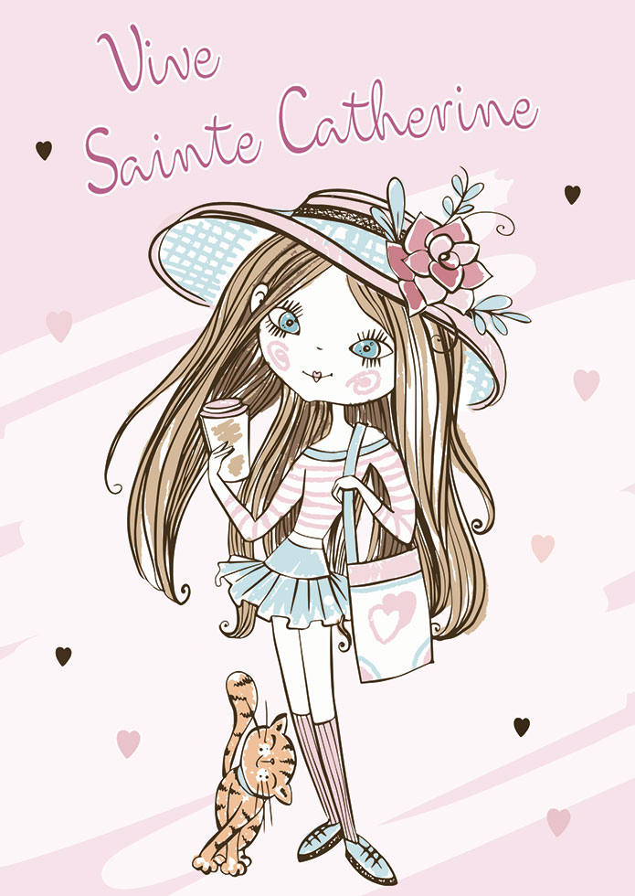 STE CATHERINE FILLE COQUETTE