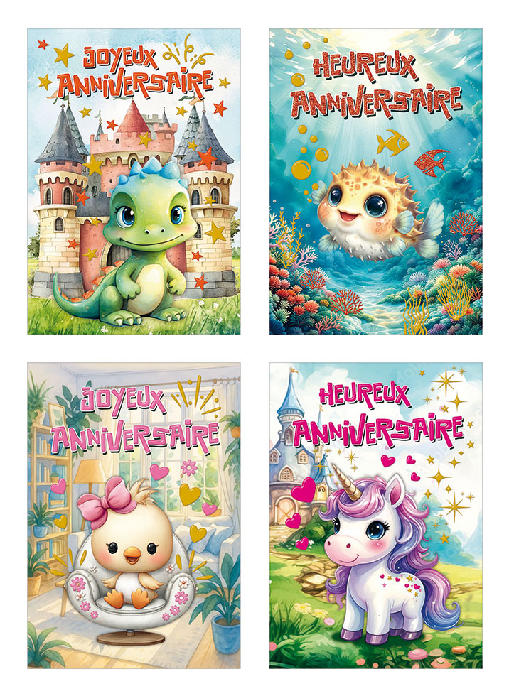 CARNETS MUSICAUX ANNIVERSAIRE ENFANTS