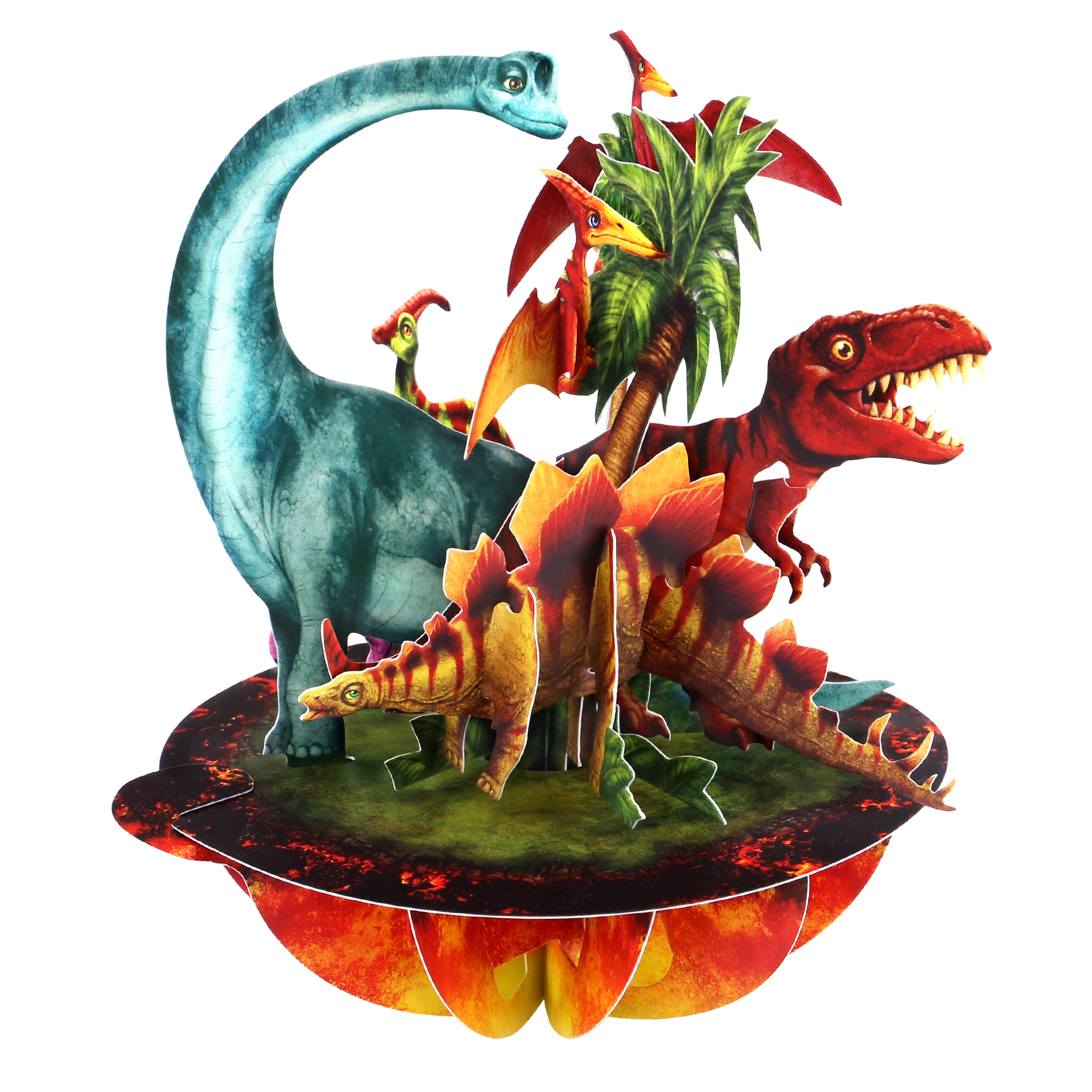 CARNET PIROUETTE 3 D   DINOSAURE