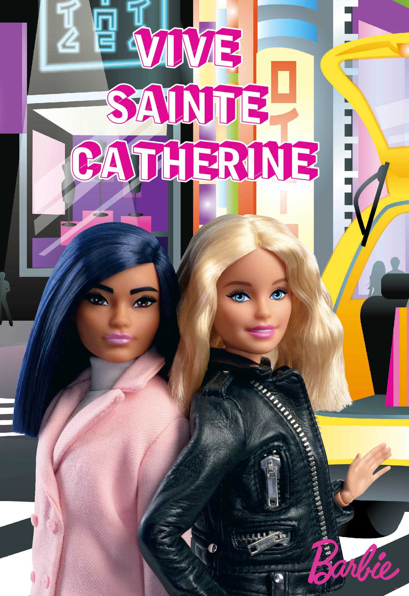 CARNET STE CATHERINE BARBIE BRUNE ET BLONDE