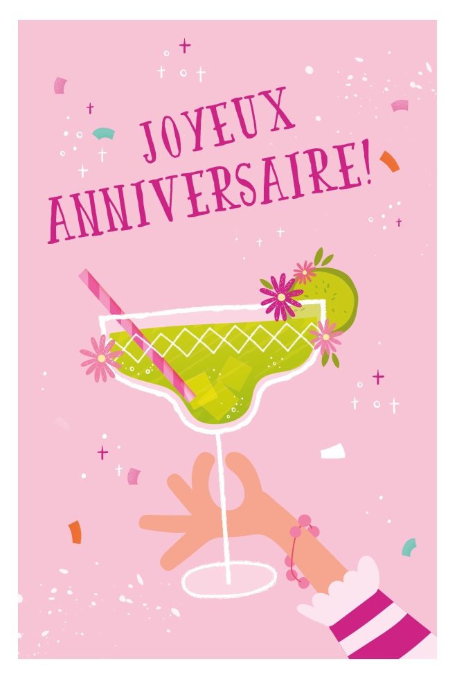 ANNIVERSAIRE FEMME  COKTAIL