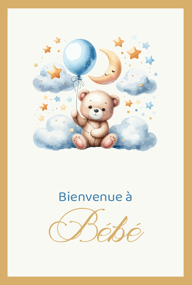 CI NAISS F/G  PETITS PIEDS dor/paill )