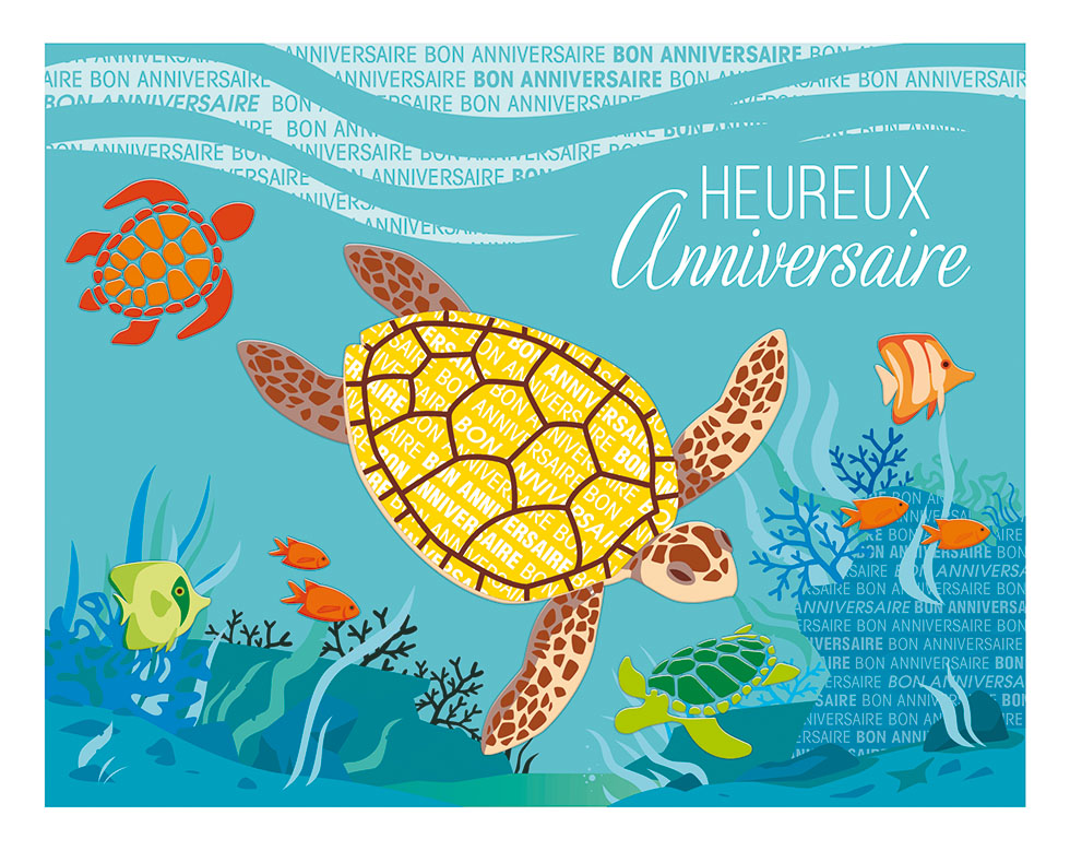 GRAIN DE FOLIE ANNIV TORTUE NEW