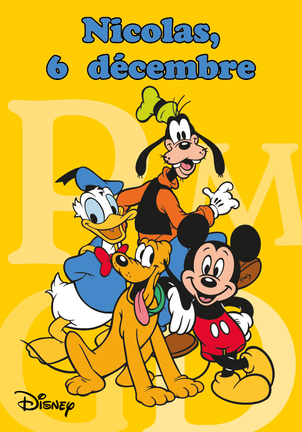 ST NICOLAS GARCON DISNEY