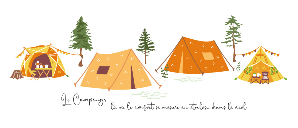 Le camping c'est confortable