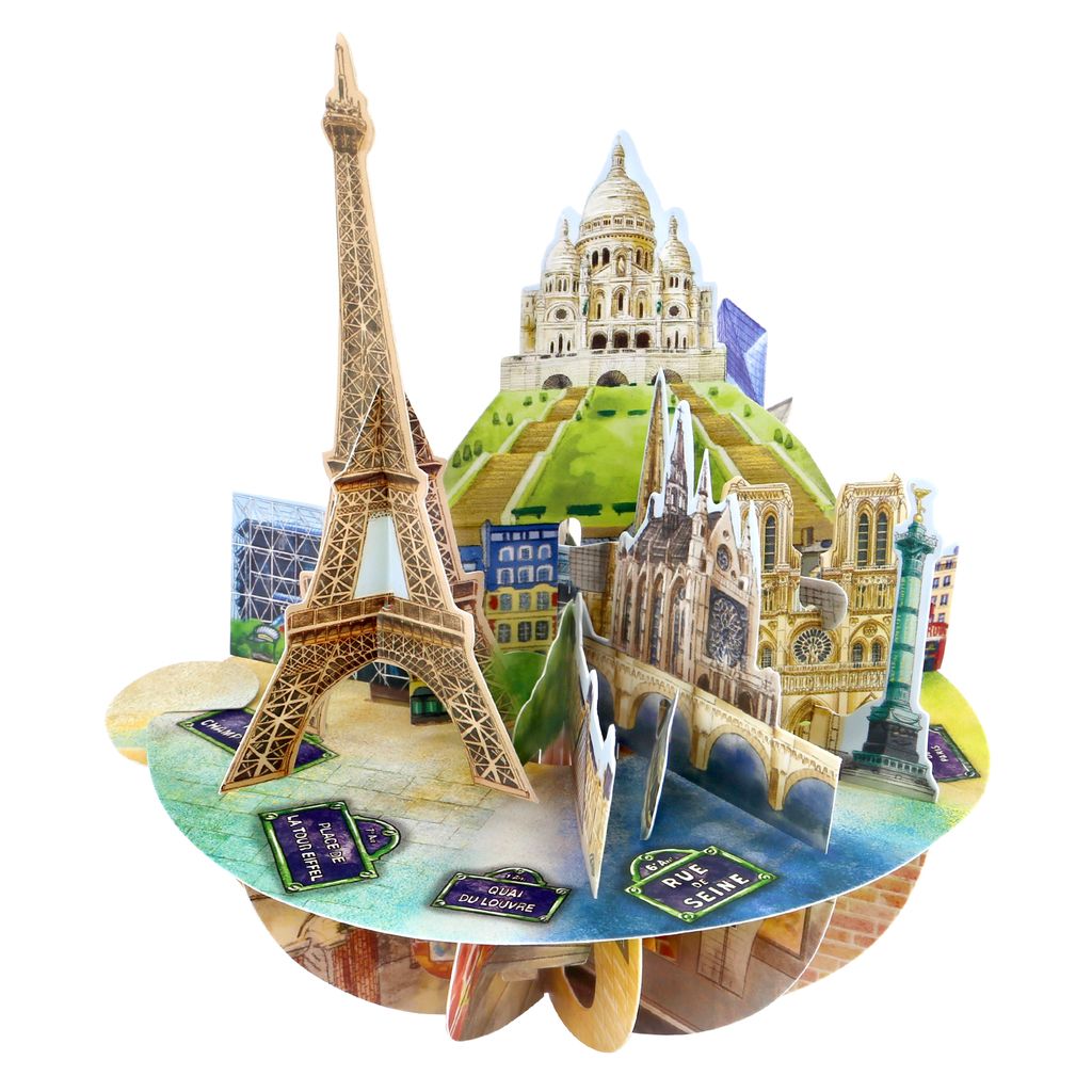 CARNET PIROUETTE 3 D  PARIS