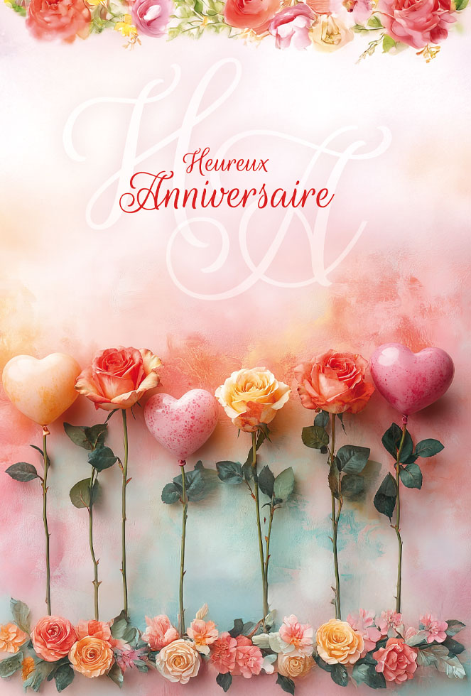 ANNIV FEMME FLEURS ACIDULEES  dorure)