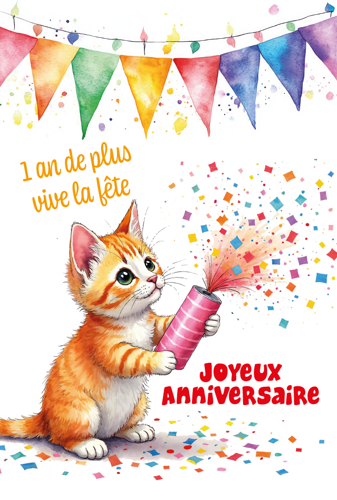  CI* ANNIV ENF  CONFETTIS  (dorure gaufrage)