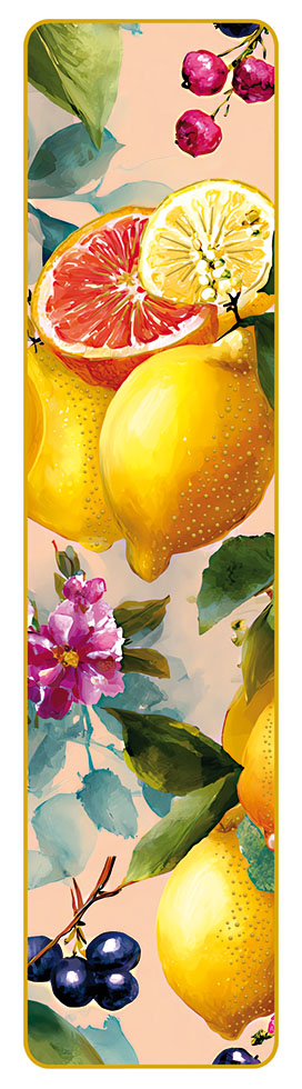 MARQUE PAGE CITRON