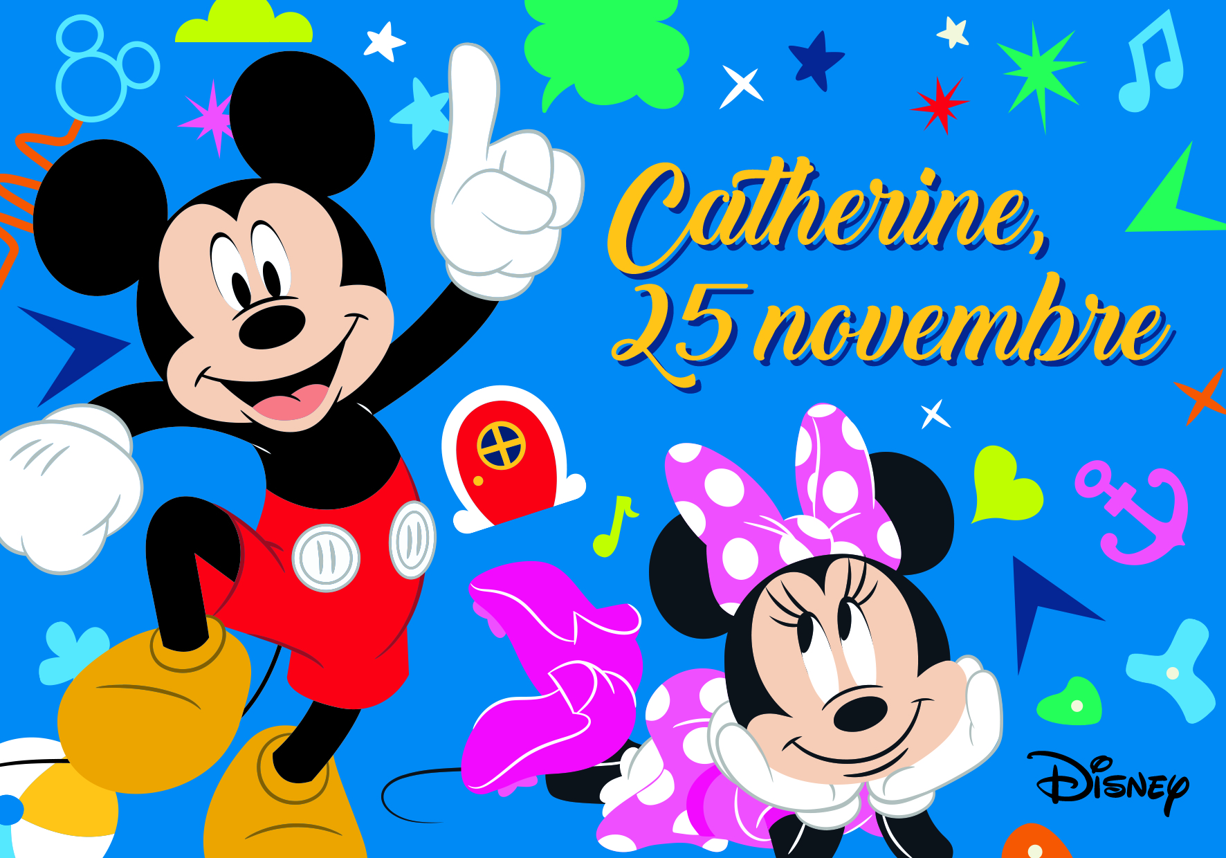 STE CATHERINE  DISNEY MINNIE ET MICKEY